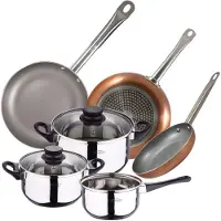 San Ignacio Conjunto De Panelas E Frigideiras 18/22/26 Cm Pk3210 5 Peças