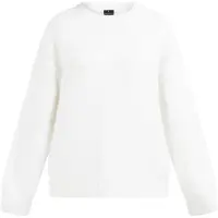 Dreimaster Klassik Pullover branco lã