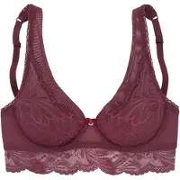 LASCANA Soutien vermelho vinho