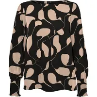 Vero Moda Blusa 'LYDIA' areia / preto
