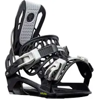 Nidecker - Fixações snowboard - Micron Stormtrooper para criança - Tamanho criança S - Branco