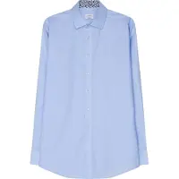 Seidensticker Camisa clássica azul claro