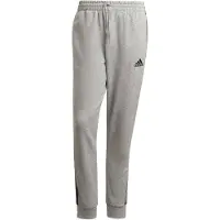 Adidas Calças Afuniladas em Moletão 3-Stripes Essentials