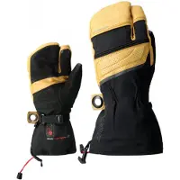 Lenz - Luvas ski - Heat Glove 8.0 Finger Cap Lobster Unisex Noir / Jaune para Unissexo - Tamanho L - Amarelo