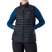 Rab - Casacos acolchoados ski mulher - Microlight Vest W Black para Mulher - Tamanho 8 UK - Preto