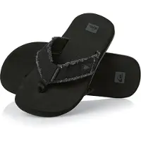 Quiksilver Chinelos MONKEY ABYSS homens - Preto - 40