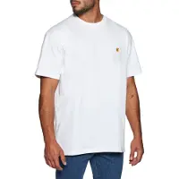 Carhartt WIP Camisa 'Chase' amarelo dourado / branco