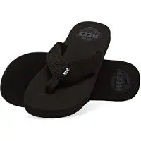 Reef Chinelos SMOOTHY homens - Preto - 43