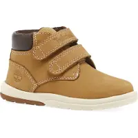 Timberland unisex para criança. TB0A1JVP2311 Botas de couro cano médio com fecho de velcro Toddle Tracks amarelo (23), Plano, Casual, moda i