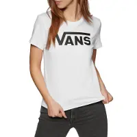Vans T-Shirt mangas curtas FLYING V CREW TEE mulheres - Branco - EU L