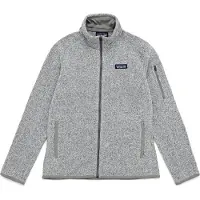 Patagonia - Polares mulher - W's Better Sweater Jkt Birch White para Mulher - Tamanho M - Cinzento