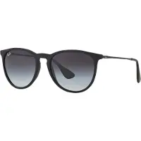 Ray-Ban - Marcas - Erika Classic Matte Rubber Black Grey Gradient para Unissexo - Preto