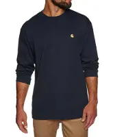 Carhartt WIP Camisa 'Chase' navy / amarelo dourado