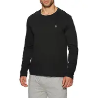 Ralph Lauren Pijama comprido preto / branco