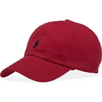 Ralph Lauren unisex. 710548524002 Boné chino de algodão vermelho (OSFA), Casual