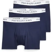 Ralph Lauren para homem. 714830300035 Pack de três boxers azuis (L), Azul, Homewear, Algodão