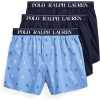 Ralph Lauren Boxer WOVEN BOXER X3 homens - Azul - EU S