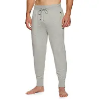 Ralph Lauren para homem. 714844763001 Calças de pijama de malha de algodão cinzentas (S), Homewear, Cinza