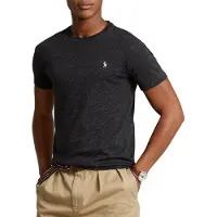 Ralph Lauren T-Shirt mangas curtas T-SHIRT AJUSTE EN COTON homens - Preto - EU S