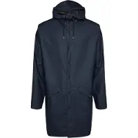 Rains - Casacos - Long Jacket W3 Navy para Unissexo - Tamanho XL