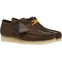 Clarks Sapatos Originals WALLABEE homens - Castanho - 45