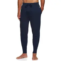 Ralph Lauren Calças de pijama azul noturno / branco