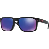 Oakley Óculos de sol desportivos 'HOLBROOK' roxo escuro / rosa escuro / preto