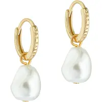 Ted Baker Brincos ouro / branco pérola