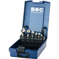Bohrcraft Fresa Cónica Din 335 C Hss 6 Peças