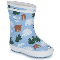 Aigle Botas de borracha BABY FLAC F PT2 rapazes - Azul - 21