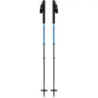 Black Crows - Bastões ski travessia - Trios Freebird Black/Blue para Unissexo - Preto