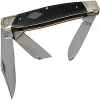 Rough Ryder Navalha Stockman Black Micarta