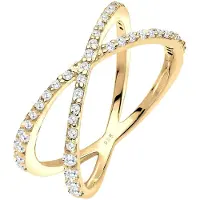 Elli Anel ouro / transparente