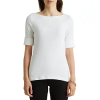 Ralph Lauren Camisa 'Judy' branco