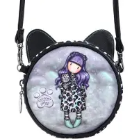 Santoro London Bolsa Tiracolo Mini Round Gorjuss Smitten Kitten