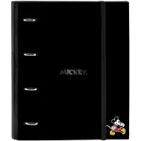 Safta Fichário A4 Com 4 Argolas 100 Folhas Premium Mickey Mouse