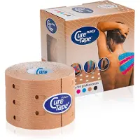 Cure tape Punch Beige 5 cm x 5 m — Nastro Kinesiologico