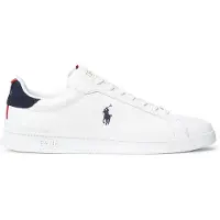 Ralph Lauren para homem. 809860883003 Heritage Court II sapatos de couro branco (43), Plano, Cordão, Casual