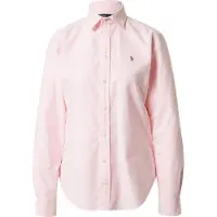 Ralph Lauren para mulher. 211891377002 Camisa oxford de corte justo cor-de-rosa (40), Casual, Algodão, Clássico, Manga comprida
