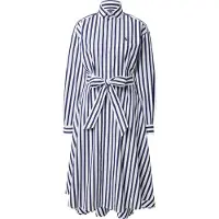 Ralph Lauren para mulher. 211891428001 Vestido Camiseiro marinho (42), Casual, Algodão, Manga comprida
