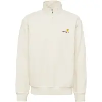 Carhartt WIP Sweatshirt 'American Script' amarelo dourado / borgonha / branco natural