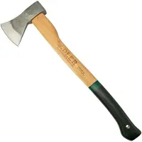 Adler Canoe Axe, verde-preto, machado de trekking