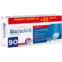 Steradent Tripla ação Plus 60 comprimidos 30 comprimidos