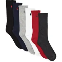 Ralph Lauren Meias de desporto ASX110 6 PACK COTTON homens - Multicolor - Único