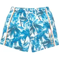 s.Oliver Calções de banho azul / laranja / branco
