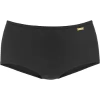 LASCANA Cueca biquíni ouro / preto