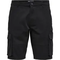 Only & Sons Calças cargo preto