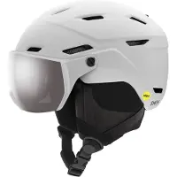 Smith - Capacetes ski homem - Survey Eu Matte White Chormapop Sun Platinum Mirror para Unissexo - Tamanho 51-55 cm - Branco