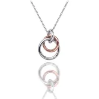Hot Diamonds Eternity Interlocking Dp373 — Collana