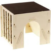 Ferplast Comedouro Para Coelhos Hay Wood 2